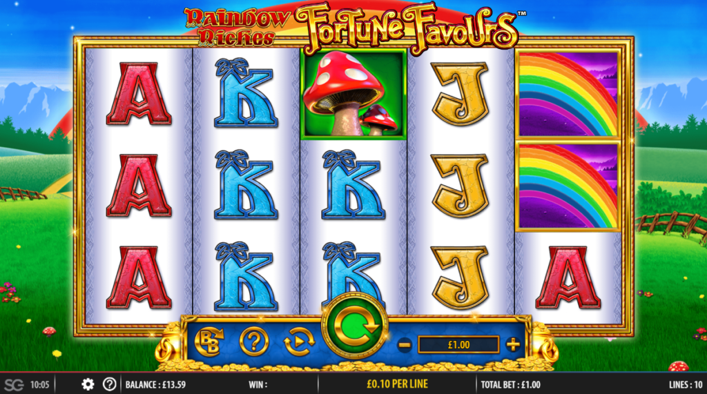 Rainbow Riches Fortune Favours Slot Blog