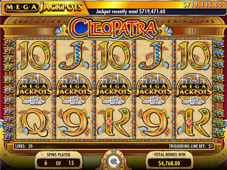 Cleopatra Megajackpots
